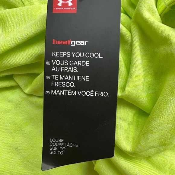 ***NEW***Under Armour Women's Neon Yellow Long Sleeve Tee - Picture 11 of 11